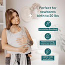 Koala Babycare Baby Carrier Wrap, Easy to Wear As a T-Shirt - Original Baby Carrier Newborn to Toddler - Sling One Size Fits All - Baby Wraps Carrier Up to 22lbs by TinyTreasures Baby Boutique