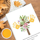 SHLINCO Handprint Keepsake DIY Kit, Baby's First Holiday Keepsake, Bible Verse, Family Footprint Art for Kids, 7.8x9.8 Inch Canvas, Suitable for Desktop Wall Ornaments by TinyTreasures Baby Boutique