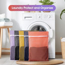 5Pcs Sturdy Mesh Laundry Bags for Delicates, Lingerie, Bras, Travel and Organzie - 5 Color(14x20 Inch) by TinyTreasures Baby Boutique