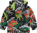TUIJI Toddler Boys Girls Cartoon Print Zip Jacket Hooded Trench Lightweight Kids Coats Windbreaker Outdoor Cute Dust Coats by TinyTreasures Baby Boutique