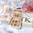 AYGXU Travel Jewelry Box for Women and Girls - Small Case With Initial A-Z - Teacher Gifts by TinyTreasures Baby Boutique