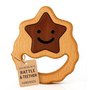 Wooden Toy for 6–12 Month Old Baby | Montessori Rattle | Toys for Baby Boy & Girl by TinyTreasures Baby Boutique