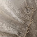 Sutuo Home Beige Boho Curtains for Living Room Bedroom,Bohemian Crochet Florals Embroidery Sheer Lace Handmade Tassels Vintage Rustic Window Treatment Country Drape Rod Pocket 1 Panel 59" W x 96" L by CozyNest Decor