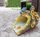 Hummingbird Gutter Extender Diverter, Decorative Downspout Extensions, Splash Block, Eco-Friendly Resin, 3"x4" Downspouts, Unique Garden Statue Ornament, Ideal Outdoor Decor Gift by GreenHaven Gardens