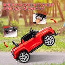 Qaba 12V Kids Ride on Truck, Chevrolet Silverado EV RST Licensed Electric Car with Parent Remote Control, Back Storage, Spring Suspension, Soft Start, Auxiliary Wheels, LED Lights, Music, MP3, Red by TinyTreasures Baby Boutique