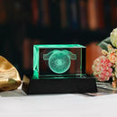 Qianwei 3D Crystal Evil Eye Decor - Evil Eye Light Halloween Witch Figurines Occult Medieval Goth Satanic Home Desk Decor Witchy Gifts Horror Lilith Statue by GreenHaven Gardens