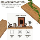 Floating Shelves for Wall, USA-Sourced Fir Wood 48 Inch Wall Shelves Set of 1, Natural Rustic Solid Wooden Floating Shelves Wall Mounted, Nursery Book Storage Shelf, Display Shelf for Bathroom by CozyNest Decor