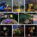 2 Pack Solar Watering Can Lights with Shepherd Hook, 8 Multi-Color Changing Modes, IP65 Waterproof, 60pcs String Lights for Outdoor Garden Pathway Lawn Patio Deck Walkway Courtyard by GreenHaven Gardens
