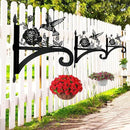 Hanging Plant Hanger Bracket Plant Hooks for Hanging Baskets Heavy Duty Decorative Hummingbird Silhouette Wall Mounted Hanging Plant Hangers Outdoor for Flower Pot Bird Feeder Wind Chimes by GreenHaven Gardens