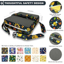 Toddler Booster Seat for Dining Table, Portable Booster Seat for Kitchen Chair, 4 Inch High-Density Foam Cushion with Adjustable Safety Straps and Non-Slip Bottom, Perfect for Kids Travel and Daily by TinyTreasures Baby Boutique