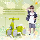 6V Electric Baby Balance Bike for 1 Year Old Boys Girls Ride on Toys 12-48 Months Toddler Balance Bike, 4 Wheels Kids First Bike with Remote Control First Birthday Gifts- Cyan by TinyTreasures Baby Boutique
