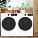 Royxen Laundry Countertop with 2-Tier Shelf Universal Fit, Washer and Dryer Countertop with Storage Space, Shelf Height 11.5 Inches, White Oak by CozyNest Decor