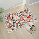 Door Mat Indoor Entrance 2x3 Rug Machine Washable Boho Floral Small Area Rug Non-Slip Low Pile Throw Rugs for Entryway, Kitchen, Front Door Indoor Entrance, Entry, Kids Room (Beige) by CozyNest Decor