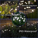 OZS Solar Garden Lights 12pack 96LED Solar Garden Lights - Solar Firefly Lights Outdoor, Solar Swaying Light, Sway by Wind, Solar Fairy Lights Waterproof for Pathway Decoration (Cool White) by GreenHaven Gardens