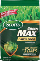 Scotts Green Max Lawn Food, Lawn Fertilizer Plus Iron Supplement for Greener Grass in 3 Days, 5,000 sq. ft., 16.67 lbs. by GreenHaven Gardens