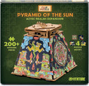 iDventure Cluepuzzle Expansion The Aztec Realms | Wooden Puzzle with 200+ Pieces | Escape Room Game | Gift Box | 4 Designs | Puzzle Size 20x12 cm | Wooden Puzzles for Adults and 10+ | Gift | Hobby by TinyTreasures Baby Boutique