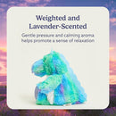 warmies Junior Microwavable & Weighted Stuffed Animals, Rainbow Dinosaur - Heated Stuffed Animal Plushie for Warmth & Comfort - Soft Plush Toys for Adults & Children (Boys, Girls, Babies & Toddlers) by TinyTreasures Baby Boutique