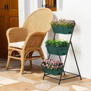 Vertical Raised Garden Bed 3 Tier Garden Planter Standing Planter Box Herb Garden Planter Outdoor and Indoor for Vegetables Flowers Green by GreenHaven Gardens