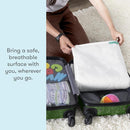 Newton Baby Waterproof Crib Mattress Pad | Ultra-Breathable Quilted Layer for Comfort & Universal Fitted Skirt for Secure Fit | Machine Washable | Crib Mattress Protector Pad Waterproof, 2 Packs by TinyTreasures Baby Boutique
