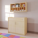Foundations Wall-Mounted Diaper Organizer for Daycares, 3 Large & 8 Small Storage Compartments, Wood Construction, Maximum Durability by TinyTreasures Baby Boutique