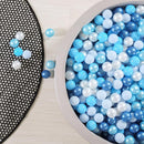 GOGOSO Ball Pits Balls for Toddlers Pack of 50 100 200 Plastics Shape Ball Non-Phthalate Non-BPA Non-Toxic 2.2-Inch Crush Proof Play Balls by TinyTreasures Baby Boutique