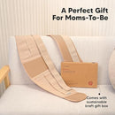 2-in-1 Maternity Belly Bands for Pregnant Women - Easy to Use Pregnancy Belly Support Band for Back, Pelvic, Hip, Adjustable Maternity Belt Support, Comfortable & Soft (Classic Ivory, One Size) by TinyTreasures Baby Boutique