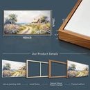 ZUITINGHUA Wood Framed Canvas Wall Art For Living Room Wall Decor For Bedroom Office Wall Decoration Country Road Landscape Paintings Farmhouse Pictures Artwork Room Aesthetic Home Decor 20x40 In by CozyNest Decor