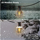 150FT LED Globe Outdoor String Lights, Dimmable Patio With 75+2 G40 Shatterproof Bulbs, Waterproof Outside Hanging, 2200K Commercial Backyard for Porch Bistro Party Balcony Garden by CozyNest Decor