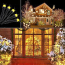 Toodour Solar Christmas Lights, 121ft 350 LED 8 Modes Solar String Lights, Waterproof Solar Outdoor Christmas Lights for Garden, Patio, Holiday, Party, Balcony, Christmas Decorations (Warm White) by GreenHaven Gardens