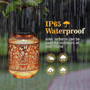 Solar Lanterns Outdoor Waterproof Hanging Solar Lights, Butterfly Gardening Gifts for Women, Mom, Metal Decorative LED Fairy Lanterns for Yard, Patio, Lawn, Garden Decor by GreenHaven Gardens