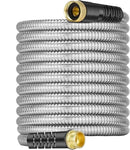 10 feet Water Hoses – 3/4'' Fittings, Flexible Garden Hoses for Garden Watering, Outdoor Cleaning, House Cleaning, Car Washing, Swimming Pool, Camping, Agricultural Irrigation, Dog Bathing by GreenHaven Gardens
