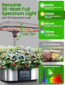 LetPot LPH-Max Hydroponics Growing System Kit, 21 Pods APP & WiFi Automatic Controlled Smart Indoor Garden with 36W LED Grow Light, Auto Drip Irrigation Kits, Self-Managed Nurturing & Watering by GreenHaven Gardens