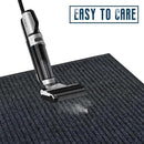 fani Heavy Duty Large Outdoor Indoor Entrance Black Doormat Waterproof Low Profile Entrance Rug Front Door Mat Patio Anti-Skid Rubber Back, 48x96 inch (Gray) by GreenHaven Gardens