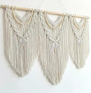 Achart Macrame Wall Hanging Large- Boho Wall Decor- large wall art- Wall Decor Living Room- Macrame Tapestry Boho Decor for Bedroom (Beige-V) by CozyNest Decor