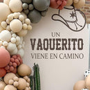 Un Vaquerito Viene En Camino Decal - Cowboy Party Decoration Decal, Baby Shower/Gender Reveal Party Decoration Supplies Wall Stickers, Cowboy Sign Balloon Arch and Party Backdrop Decor Stickers by TinyTreasures Baby Boutique