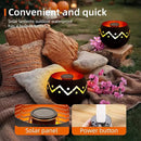Outdoor Waterproof Lantern, High-Quality Flame Solar-Powered LED Light, Perfect for Gardens, Patios, Deck, Desktops, Pathways, Landscapes, and Lawns Decorations. (L24018) by GreenHaven Gardens
