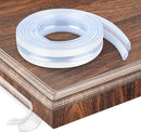 Baby Proofing,32.8ft(10M) Silicone Soft Corner Protectors with Pre-Taped Strong Adhesive, Edge Protectors for Sharp Corners of Cabinets, Tables by TinyTreasures Baby Boutique