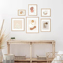 16x16 Picture Frame Set of 4 Natural Solid Oak Photo Frames with 12x12 Removable Mat Wall Hanging Large Handcrafted Frame with HD Plexiglass Wall and Tabletop Display Large Poster Frame by CozyNest Decor