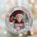 Personalized Baby First Christmas Photo Christmas Ornament 2025 - Custom Newborn Keepsake - Sweet Gift for New Parents Mom Dad - Gift for Parents - Sweet Baby Holiday Memory Decoration by TinyTreasures Baby Boutique