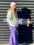 Clear Longboard Skateboard - Transparent Acrylic Long Boards with Light-Up LED Wheels for Smooth Rides - Ride The Streets in Style with Longboard Built for Beginners & Pros Alike by TinyTreasures Baby Boutique