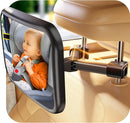 Baby Car Mirror for Baby Hook Clip Design Never Shake Baby Mirror for Car Seat Mirror Rear Facing Newborn Essentials Easy Install Back Seat Mirrors for Car Clear View ShatterProof Crash Tested by TinyTreasures Baby Boutique