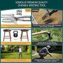 SOMOLUX 52'' Weed Puller Tool Stand-up Weeder with Metal Long Handle/Stainless Steel Claw, Gardening Manual Tool Weed Gripper/Picker/Remover No Bending/Kneeling to Remove Dandelion Form Lawn Patio by GreenHaven Gardens