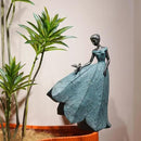 Guichifun Fairy Statue Collection Home Decoration - Leaf Angel Girls Resin Home Decor for Outside or Inside Rustic Garden Outdoor Yard Decorations Figurines Gift 14.25 x 9 x 20.25 Inch by CozyNest Decor