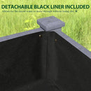 MUPATER 4x2FT Raised Garden Bed,Raised Garden Bed with Four Legs, Elevated Planter Box with Drainage Holes for Herbs, Flowers and Vegetables for Garden, Greenhous and Farm, Gray by GreenHaven Gardens
