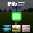 Green Solar Spot Lights Outdoor, St. Patrick's Day Decor Spotlight Waterproof IP65, Adjustable Panel Solar Landscape Spotlights for Tree Yard Halloween Christmas Decor 6 Pack by GreenHaven Gardens