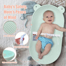 Baby Changing Pad, EVA Waterproof Non-Slip Changing Table Pad with Adjustable Strap for Dresser Changing Table Nursery, Portable Diaper Changing Pad, Green by TinyTreasures Baby Boutique