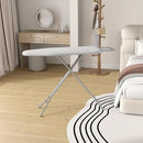 Yaheetech Foldable Ironing Board, Heavy Duty Iron Board with 9 Adjustable Heights, 4 Layer Cover and Safety Iron Rest, 52X14 Compact and Space Save Iron Board for Home Laundry Room Use, Gray&White by CozyNest Decor