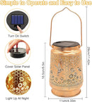 2 Pack Solar Lanterns Outdoor Garden Decor with Shepherd Hook, Gardening Gifts for Mom Grandma Women Hummingbird Sunflower Metal Decor Waterproof Solar Lights LED Decorative for Garden Yard Patio by GreenHaven Gardens