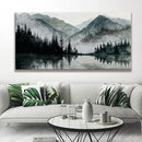 Modern Wall Art Natural Home Wall Decorations Canvas Art Wall Decor Prints Mountain Lake View Landscape Large Wall Art For Living Room Bedroom Kitchen Office Artwork Decor 29"×58" by CozyNest Decor
