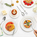 KINGSTONE Silverware Set, 60-Piece Forged Flatware Set Cutlery Set Premium Stainless Steel, Service for 12, for Kitchen, Home, Wedding, Party, Mirror Polished and Dishwasher Safe by CozyNest Decor